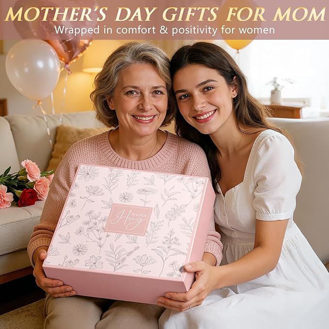 Mothers Day & Birthday Gifts for Women - Get Well Soon Spa Care Package, Luxury Self Care Gift Basket for After Surgery & Cancer Care Inspirational Thinking of You Sympathy Gift Set for Mom Her Friend