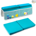 Baby Bath Kneeler and Elbow Rest Pad Set, Bathtub Kneeling Pad, Baby Accessories for Bath, Relieve Your Knees and Elbows