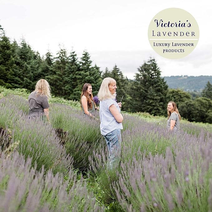 Victoria's Lavender Room Fragrance Spray - Air Freshener & Odor Eliminator - Lavender Lemon Sage - Luxury Essential Oil Scent for Home & Bathroom - Aromatherapy & Stress Relief - 2 Pack, 4 fl oz