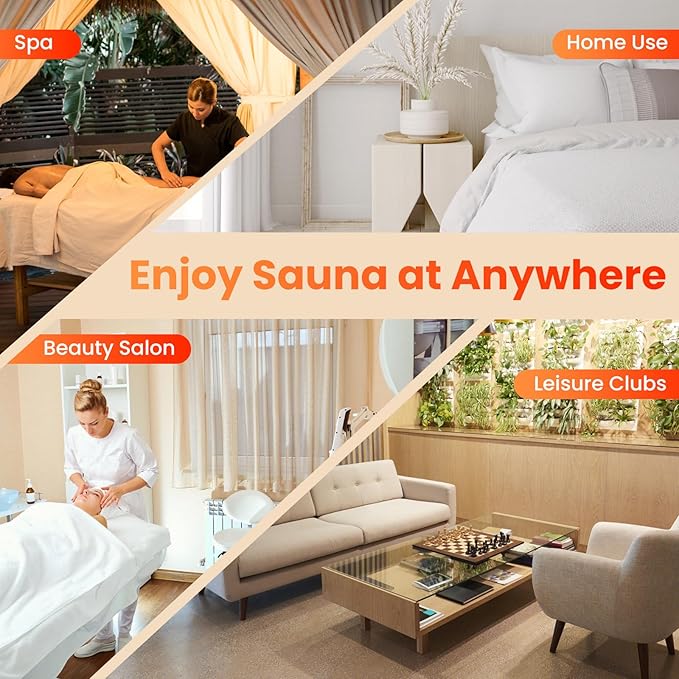 ARLIME Infrared Sauna Blanket, Portable Full-Body Home Sauna Blanket, Wraps, 90-180°F Temp Range, 30-90Min Timer, Carry Bag, 6 ft x 3 ft (Without Sleeves)