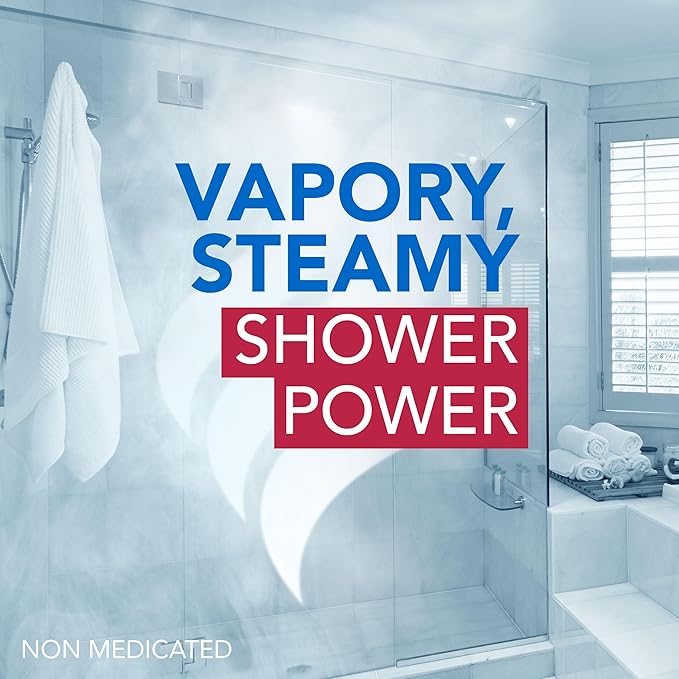 Vicks, VapoShower Plus, Shower Steamers, Eucalyptus Shower Steamer & Menthol Scent, Clean Dissolving Vapor Shower Tablets, Aromatherapy Shower Steamer & Shower Bombs, 12 Count (Pack of 6)