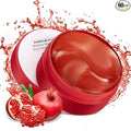 LAVONE Eye Mask - 30 Pairs Red Pomegranate Under Eye Patches Skin Care Products - Eye Masks Skincare for Dark Circles and Puffiness, Reduce Wrinkles, Eye Bags and Fine Lines, for Women and Man - Red
