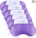 SuzziPad Yoga Eye Pillows for Relaxation with Aromatherapy, Weighted Eye mask for Sleeping, Hot & Cold Therapy Compress for Dry Eyes, Meditation Gifts for Women, Purple, 6 Packs