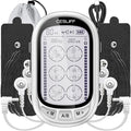 CESLIFF Dual Channel TENS EMS Unit Large Screen 24 Modes 36 Levels Intensity Muscle Stimulator, Rechargeable Electric Pulse Massager TENS Machine for Lower Back Neck Shoulder Pain Relief with 10 Pads