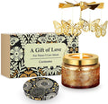 Mothers Day Gifts for Mom, Butterfly Candle Gifts for Women, Unique Birthday Gift for Women Mama Sister, Best Mom Gift for Grandma, Mother in Law, Rotatable Scented Candles Presents for Anniversary