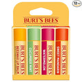 Burt's Bees Lip Balm - Original Beeswax, Cucumber Mint, Watermelon & Sweet Mandarin, With Responsibly Sourced Beeswax, Tint-Free, Natural Origin Treatment, 4 Tubes, 0.15 oz. (Pack of 12)