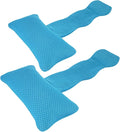 REEZEIVI 2 Pack Hot Tub Headrest Pillow,Chaise Lounge Pillows Outdoor 3D air mesh,Spa Pillow for Outdoor Hot Tub, Quick Drying and Washable,Head and Neck Support Pillow with Adjustable Weighted Strap