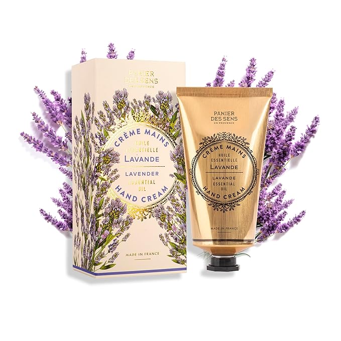 Panier des Sens – Lavender Hand Cream – Moisturizing Hand Lotion for Dry Skin – Premium French Hand Cream, Softening Care for Women, 97% Natural Ingredients, 2.5 Fl Oz