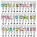 BODY & EARTH # LOVE 36 Pack Hand Cream Gift Set, Travel Size Hand Cream Bulk Gifts for Women Mothers Day Gifts Bulk for Mom, Mini Moisturizing Scented Hand Lotion for Dry Cracked Hands