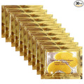 Jakuva 30 Pairs Eye Patches, Under Eye Patches for Dark Circles and Puffy Eyes, Reduce Wrinkles, Collagen Eye Mask Skincare Eye Pads for Moisturizing, Hydrating,24K Gold