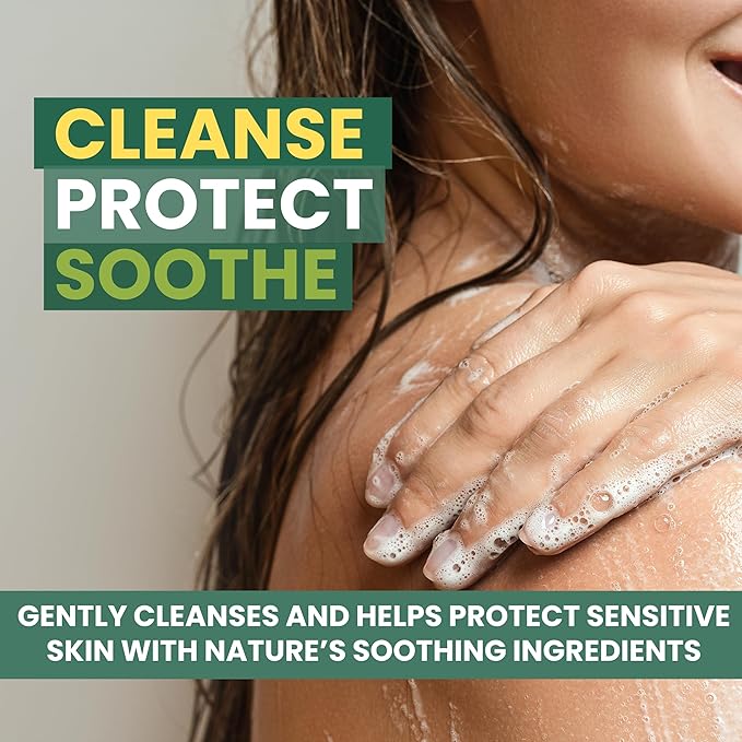 KESMEDIK Tea Tree Body Wash MaxTherapy, Itchy Skin Relief, Tea Tree Oil Soap, Soothes Jock Itch, Athlete's Foot, Ringworm, Eczema, Psoriasis & Sensitive Skin, Men & Women, 16 fl oz, Original Edition