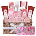 Mother‘s Day Gift Baskets for Women, Spa Gifts for Women, 17pcs Coconut Spa Gift Set with Body Lotion, Bubble Bath, Relaxing Bath Set, Birthday Christmas Gifts for Her, Mom, Wife, Sister