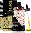 Magnolia Essential Oil, Magnolia Oil 4 Fl Oz 120ML for Diffuser Humidifier Yoga Cleaning DIY Candle Soap Making Perfume Gift for Women Essential Oils FRAOIL (Magnolia 4 Fl Oz (Pack of 1))