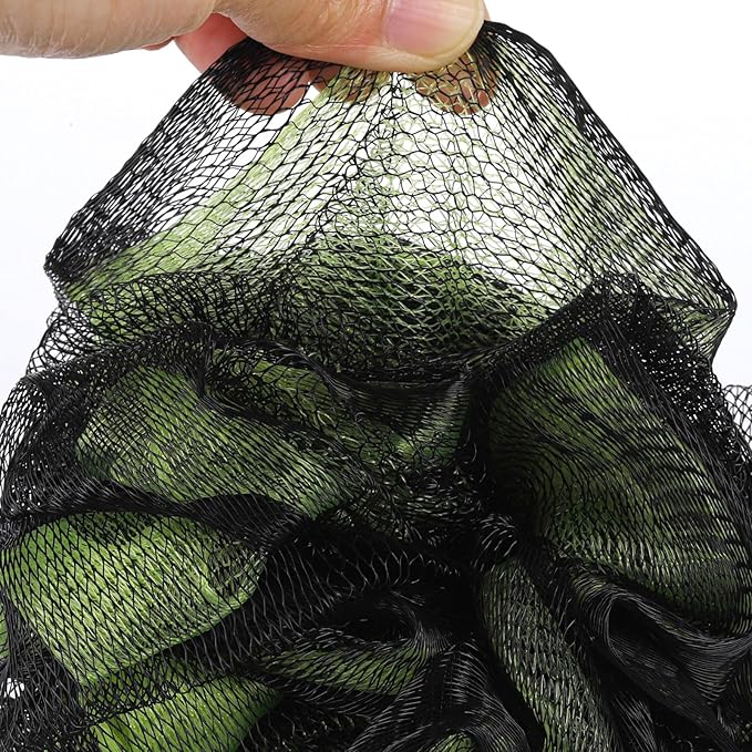 75g/Piece Loofah Bath and Shower Sponge Pouf, Mesh Bath Sponge Exfoliating Body Scrubber Ball Pack of 4, Large