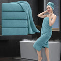 Extra Large Bath Towel Set of 4 (35"x70"),Oversized Bath Sheet Super Soft Highly Absorbent Jumbo Bathroom Towel Set Microfibers Quick Dry Shower Towel for Hotel,Bathroom,Guest,Spa,Gym (Turquoise)