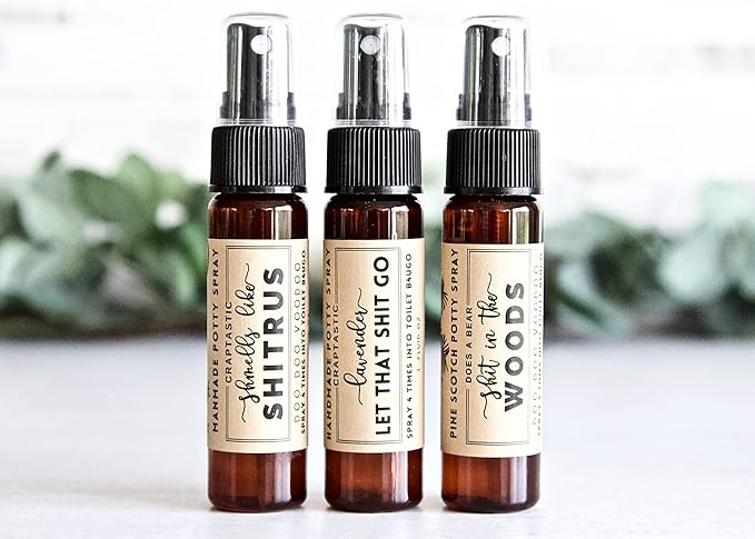 Stocking Stuffers For Men Funny Gifts For Him - Toilet Spray for Husband or Dad adult humor gag gift idea potty deodorizer practical joke for boyfriend