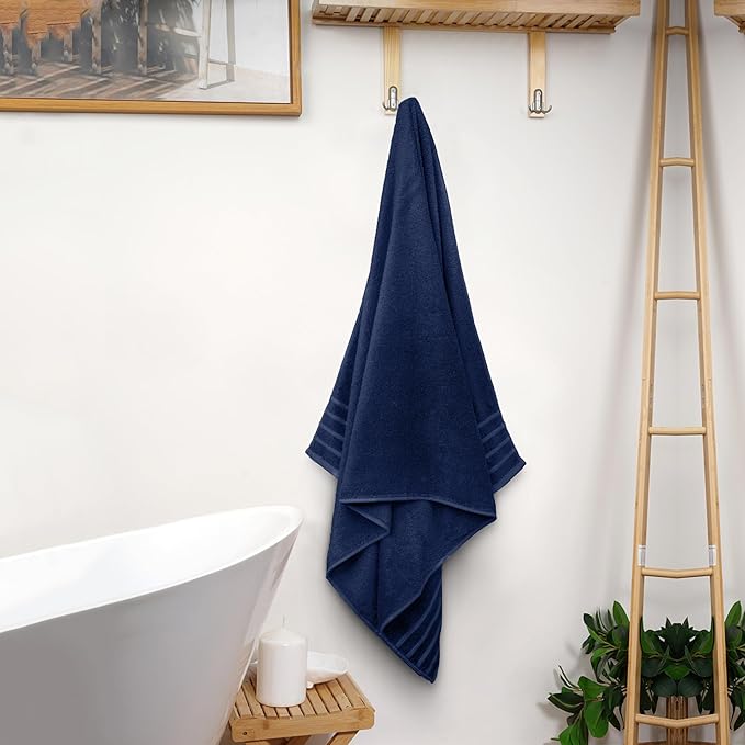 Avalon Towels Bath Towels Set of 4, Size 30 x 60 Inches, Highly Soft and Absorbent, Quick Drying, Lightweight, Perfect for Daily Use