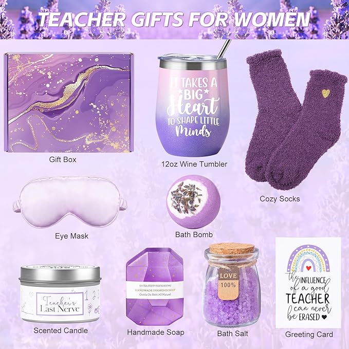 Teacher Gifts for Women, Teacher Appreciation Gift for Women, Best Teachers Gifts, Back to School Thank You Gift for Teachers from Student, Teacher's Day Christmas Birthday Thanksgiving Ideas