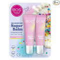 eos 24H Moisture Super Balm - Birthday Cake, Day or Night Lip Treatment, Made for Sensitive Skin, Lip Balms & Moisturizers, 0.35 fl oz, 2-Pack