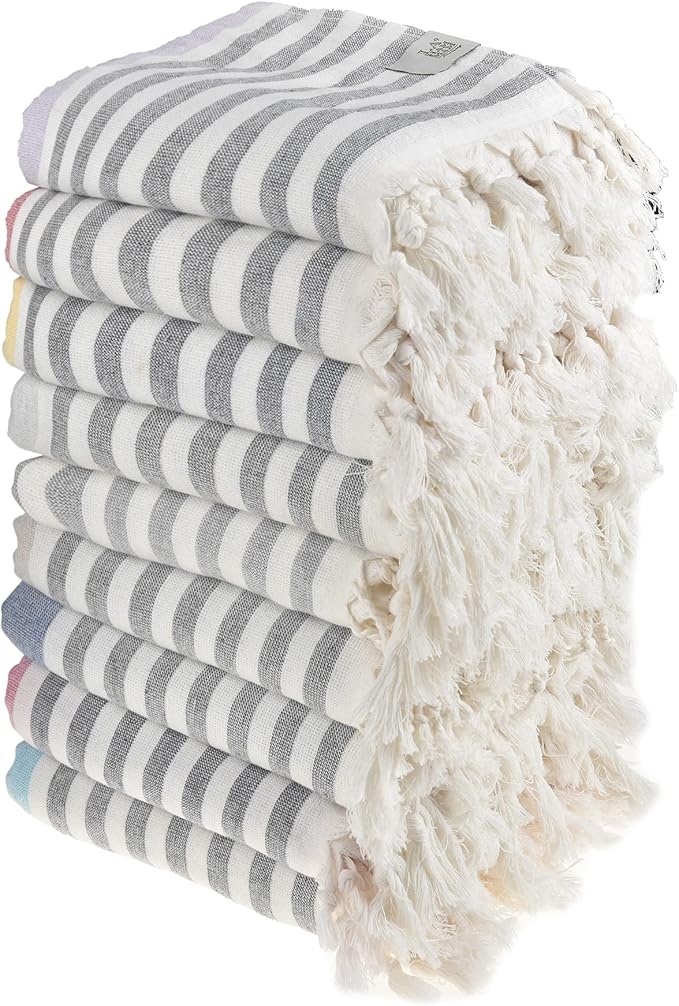 Beach Towel | Cotton Beach Towels, Easy to Carry, Sand Free, Highly Absorbent, Quick Dry, Turkish Towels for Travel Camping Bath Sauna Beach Gym Fitness Pool Yoga SPA by Lahammam, Ephesus, Yellow