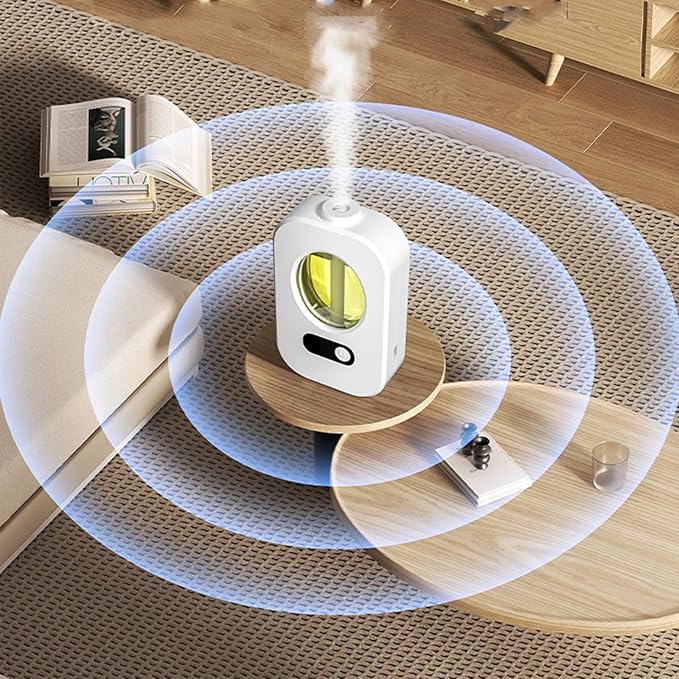 Wireless Aromatherapy Diffuser,Home Automated Diffuser,Hotel Sprayer Toilet Deodorizer,Freshener Perfumed 50ml,for Home Large Room Bathroom