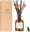WEALD TRIBE Reed Diffuser Set for Bathroom Air Fresheners, Oil Diffuser Sticks | Sandalwood Rose Scent 4.0 fl oz Home Fragrance with Sticks Defusers | House Bedroom Office Shelf Decor
