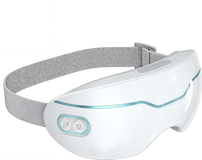 Eye Steamer for Dry Eye, Steam Therapy Mask 2 Levels, Adjustable Steam Eye Massager with Heat, Smart Hot & Cold Nano Mist Moisturizing, Gifts for Women Men Mom Dad