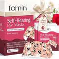 FOMIN Steam Eye Mask for Mothers Day - 20 Pack - Rose & Jasmine - Self Heating Warm Compress for Dry Eyes, Heated Eye Mask for Sleep, Puffiness & Dark Circles Relief, Spa Relaxation Gifts for Mom