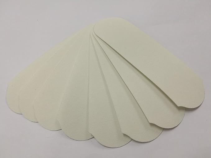 180 GRIT Stainless Steel Pedicure File Refill Pads, 60 Count (180 GRIT White)