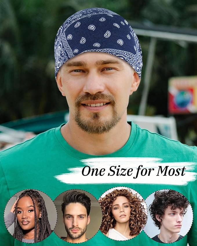 Women's Summer Beanie for Men Hat Boho Hats Adult Dwarf Hats Chemo Cap Cancer Headwear Caps Baggy Skull Sleep Cap Nightcap
