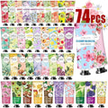 74 Pack Hand Cream Gifts Set Stocking Stuffers for Adults Women,Teacher Appreciation Gifts,Hand Lotion Travel Size in Bulk for Dry Hands,Thank You Gifts,Stocking Stuffers for Adults,Appreciation Gifts