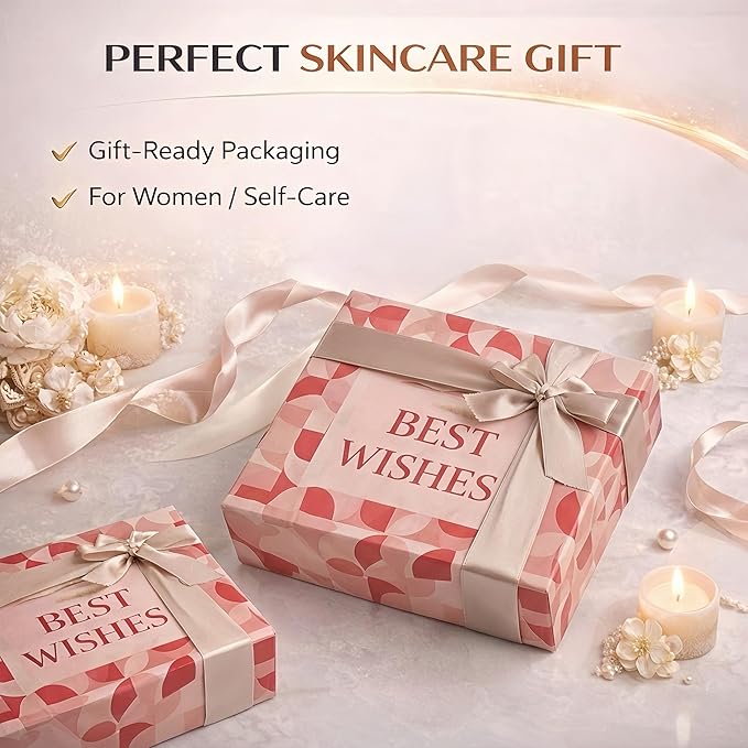 Lymphatic Contour Face Brush & Natural Jade Roller Set - Premium Xiuyu Jade Gua Sha Tool with Facial Massage Roller - Complete Skin Care Kit for Jawline Sculpting, Puffiness Relief