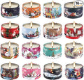 WPONSZU 16Pack Christmas Scented Candles,Candvent Calendar 2025, Gift Set 2.5oz Strong Fragrance Aromatherapy Candles,Portable Travel Tin Jar Candles Gifts for Home Scented Decoration Valentine'sDay