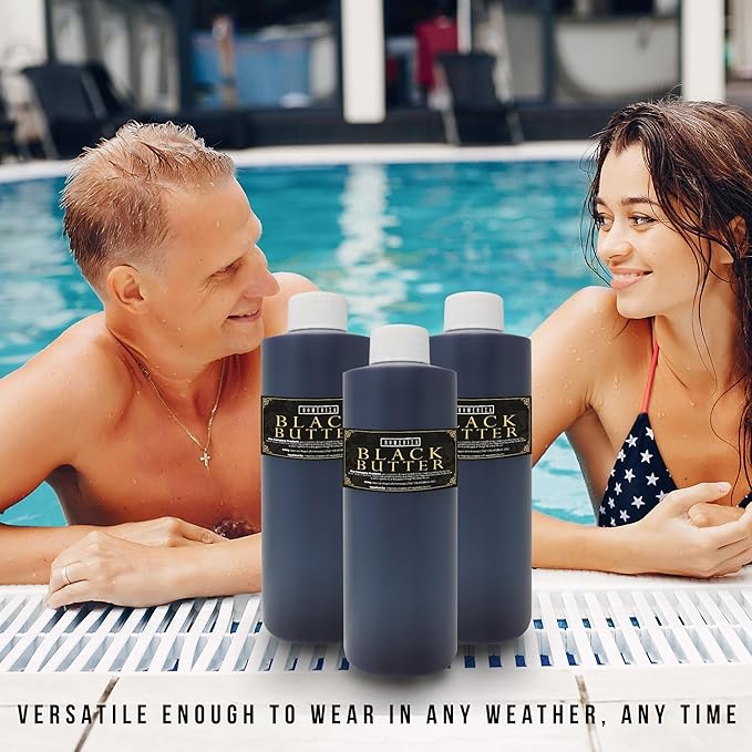 Perfume Black Butter Body Oil Scented - Black Butter Oil Fragrance for Men - Body Long Lasting Perfume- Uncut Fragrance Oil - 16 Oz (Pack of 1)