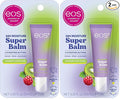 eos 24H Moisture Super Balm - Raspberry Kiwi Splash, Day or Night Lip Treatment, Made for Sensitive Skin, Lip Balms & Moisturizers, 0.35 fl oz (Pack of 2)