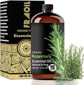 Rosemary Essential Oil, Rosemary Oil 16 Fl Oz 480 ML for Diffuser Humidifier Yoga Cleaning DIY Candle Soap Making Perfume Gift Essential Oils FRAOIL (Rosemary 16 Fl Oz (Pack of 1))