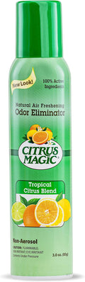Citrus Magic Natural Odor Eliminating Air Freshener Spray, Fresh Citrus, 3-Ounce