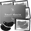 BLOOMORA Snail Mucin Under Eye Patches (30 PAIRS), For Puffy Eyes and Dark Circles, Under Eye Mask with Hyaluronic Acid & Hydrolyzed Collagen, Deeply Hydrating Formula, Patch Yeux