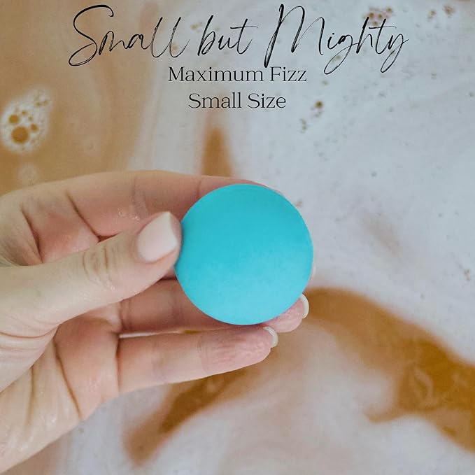 EvolutionUSA 9 Refresh Bath Bombs for Women – Lush Bath Bombs Mini Sized, Lush Womens Gift for Mother’s Day, Easter, Valentines, Birthday or Self Care, Organic Bathbombs Kids & Women, Bath Fun
