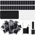 100 Sets Disposable Manicure Kit Individually Package Nail Tech Must Haves Pedicure Set with Mini Nail File Buffer Cuticle Stick Tool for Salon Home Gifts