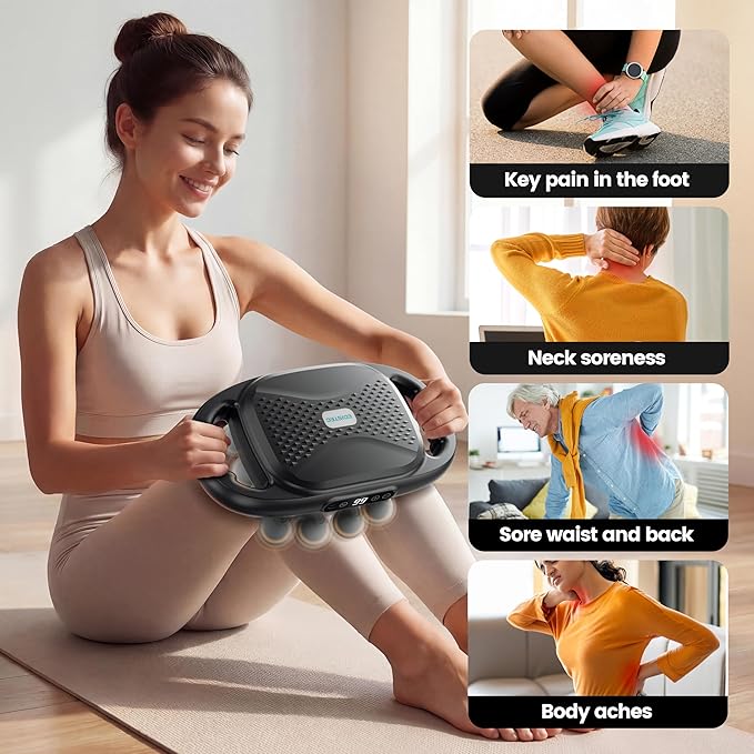 16 Head Massage Gun Deep Tissue Percussion Massager for Pain Relief, 3600mAh Long Battery Life Muscle Massager with 99 Intensities & 9 Modes, Ultra-Quiet Electric Back Massager Gifts for Mother's Day