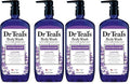 Dr Teal's Body Wash with Pure Epsom Salt, Soothe & Sleep with Lavender, 24 fl oz (Pack of 4)