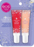 eos Holiday 24H Moisture Super Balm Gift Set, Pink Champagne & Candy Cane Swirl, Limited Edition, Stocking Stuffers, Holiday Lip Mask, 0.35 fl oz, 2-pack