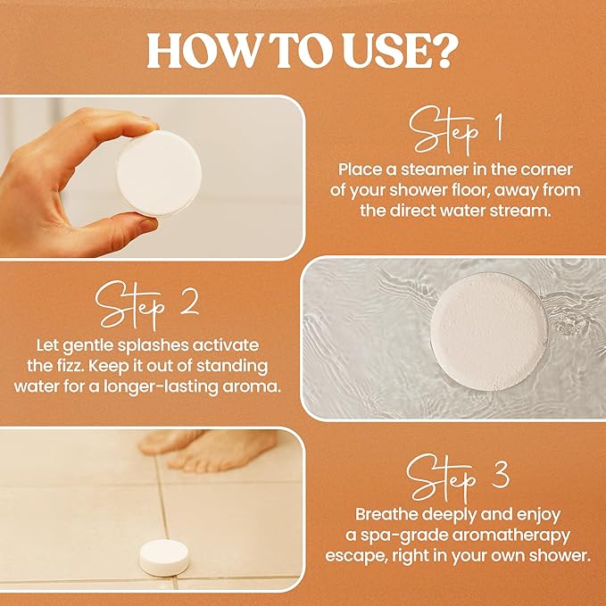 MESMOS 12 Assorted Shower Steamers Aromatherapy, Self Care Gifts for Women, Stress Relief Relaxation Spa Gifts, Spa Day Essentials Accessories, Self Care Set, Aromatherapy Shower Steamer for Women