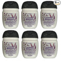 Bath and Body Works Classic and Seasonal Scents Pocketbac Gel Sanitizers - Pack of 6-1 oz each (Lavender Bergamot Moisturizing)