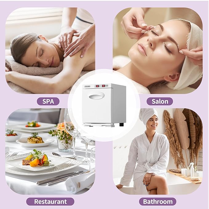 Towel Warmer, 5L Small Hot Towel Warmers for Spa, Towel heater for Facials and Towel Warmer Esthetician. (White)