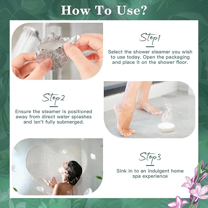 Shower Steamers Aromatherapy Mothers Day Gifts for Women - 10 Pack, Gifts for Wife Mothers Daughter Sister Stress Relief & Relaxation Self Care Home Spa Essential.