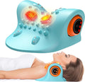 snawowo Neck Massager with Heat,3 in 1 Portable Massager with Cervical Traction &Comfortable Stretching–Adjustable Intensity for Neck & Shoulder Relaxation at Home, Office