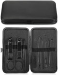 Nail Clippers Sets Manicure Stainless Steel Nail Grooming Cutter Kit Travel Pedicure Care Tools Accessories File Tip Tweezers Cuticle Pusher for Women Dad Men Teen Boys Boyfriend