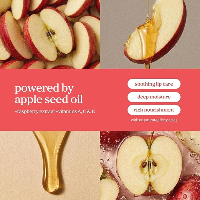 NOONI Korean Lip Oil Set - Appleberry & Applefig | Long-Lasting, Moisturizing, Plumping, Revitalizing for Dry Lips, Waterproof, No Peel Off, Stocking Stuffers, lip plumper 0.12 FL Oz x 2ea